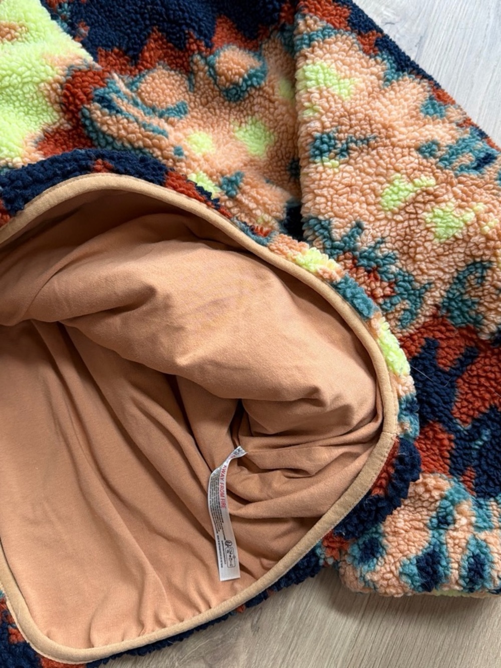 FP Movement Cozy Multicolor Sherpa Pullover - Picture 5 of 6